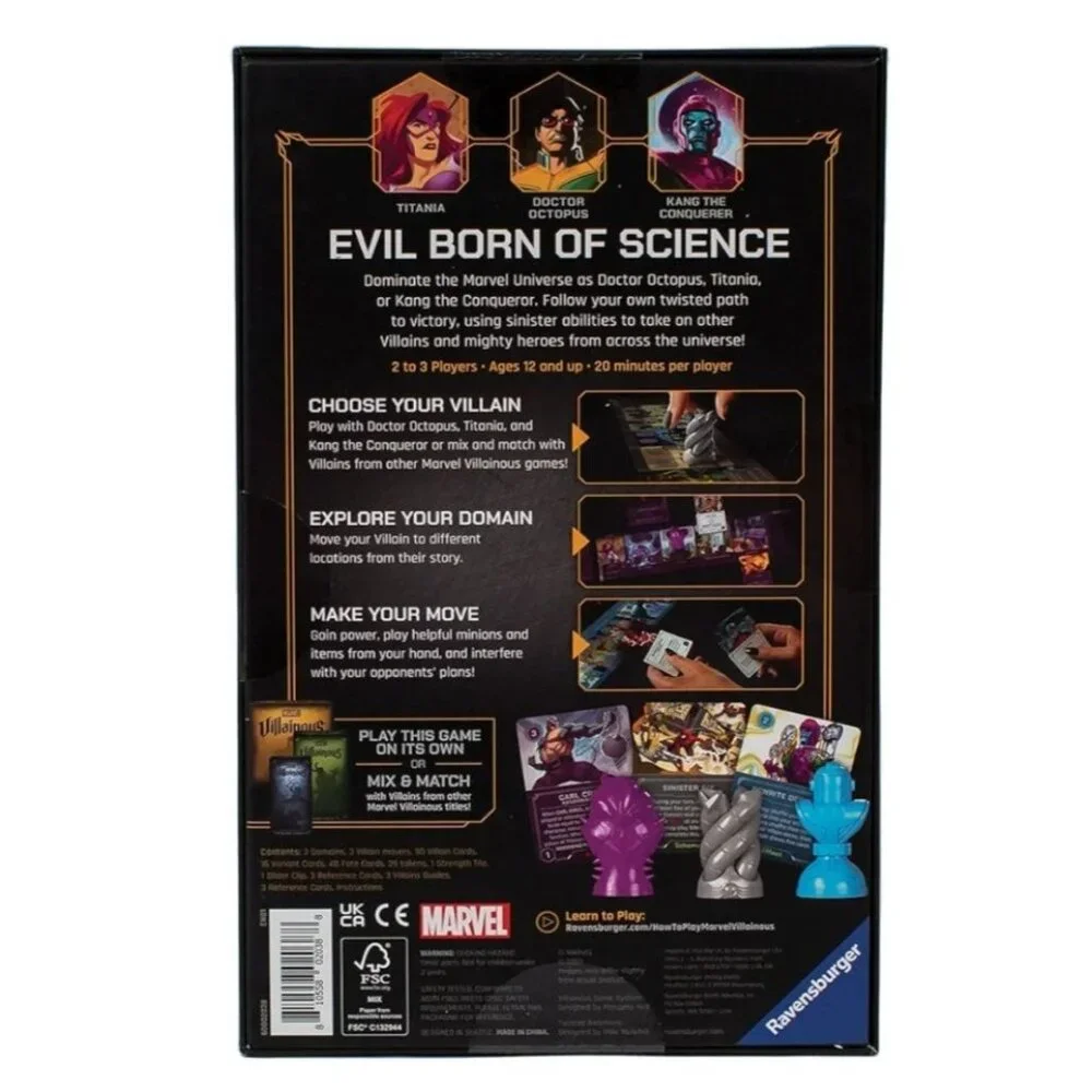 Ravensburger Marvel Villainous: Twisted Ambitions Board Game